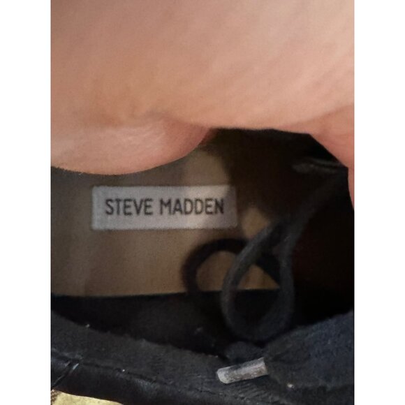 Steve Madden Bertie Platform Sneakers Black Size 9.5 - Picture 6 of 8